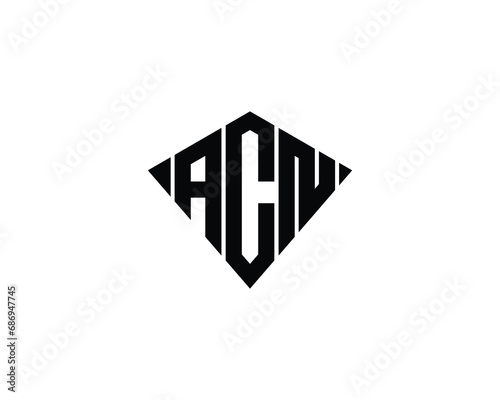 ACN logo design vector template