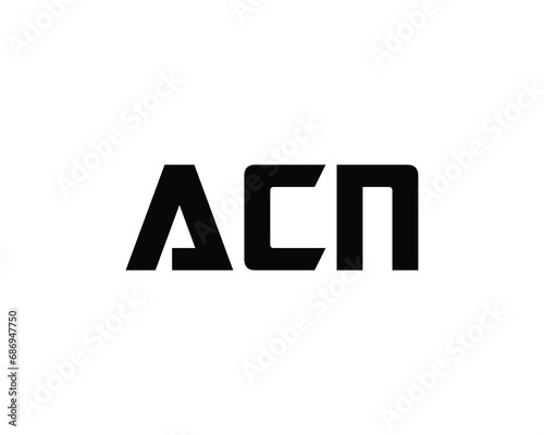 ACN logo design vector template
