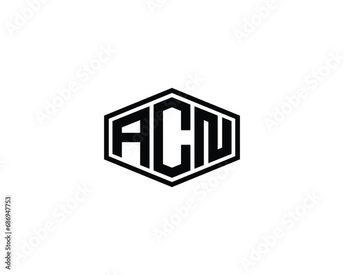 ACN logo design vector template