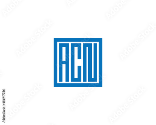 ACN logo design vector template