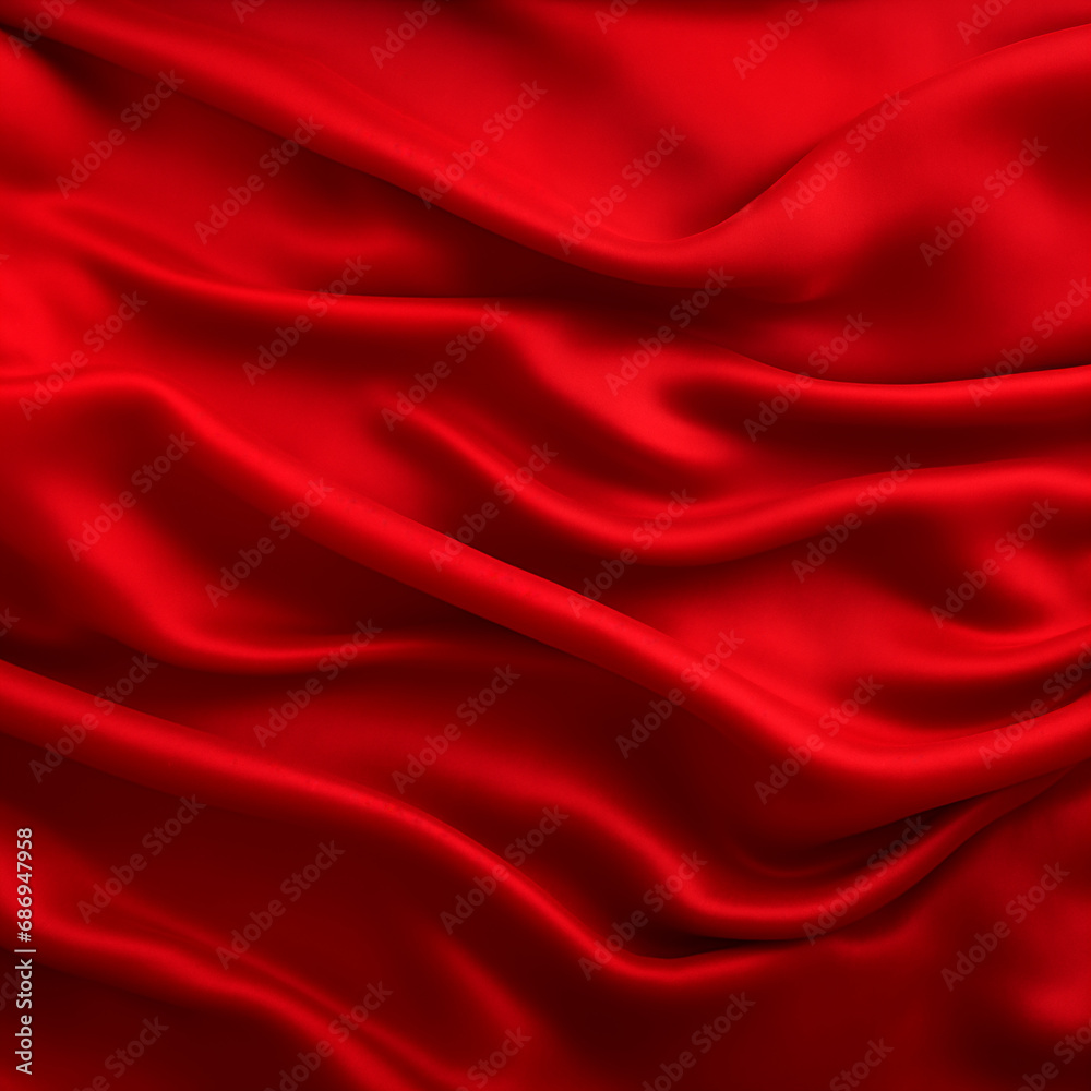 Obraz premium Red fabric texture