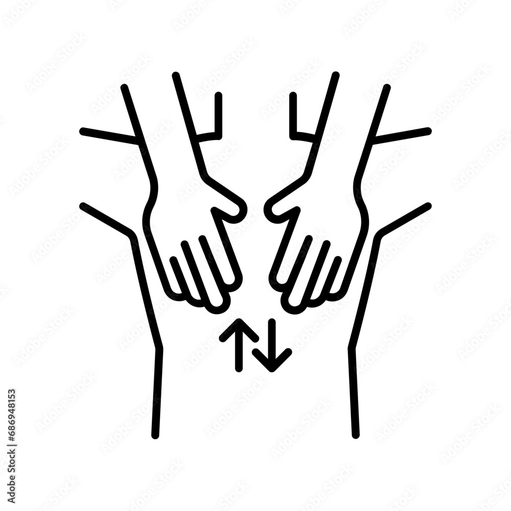 Fototapeta premium Body spa icon. outline icon