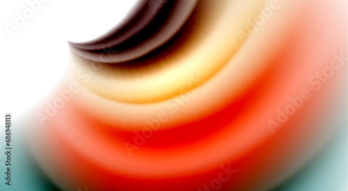 Color mixing liquid rainbow shape background