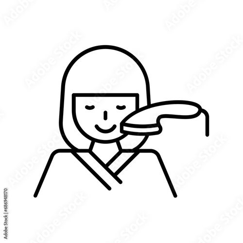 Lifting icon. outline icon