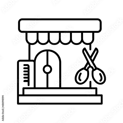 Salon icon. outline icon