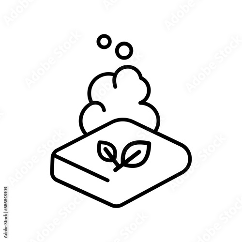 Soap icon. outline icon