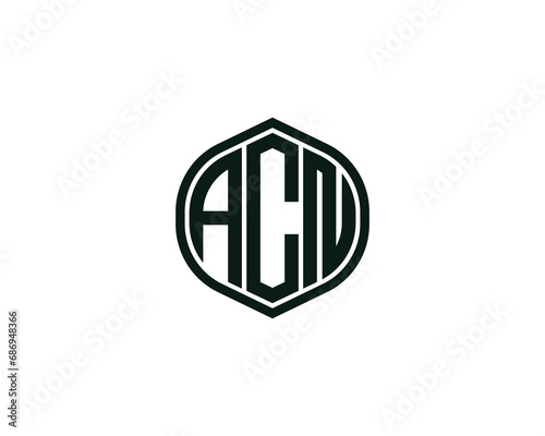 ACN logo design vector template