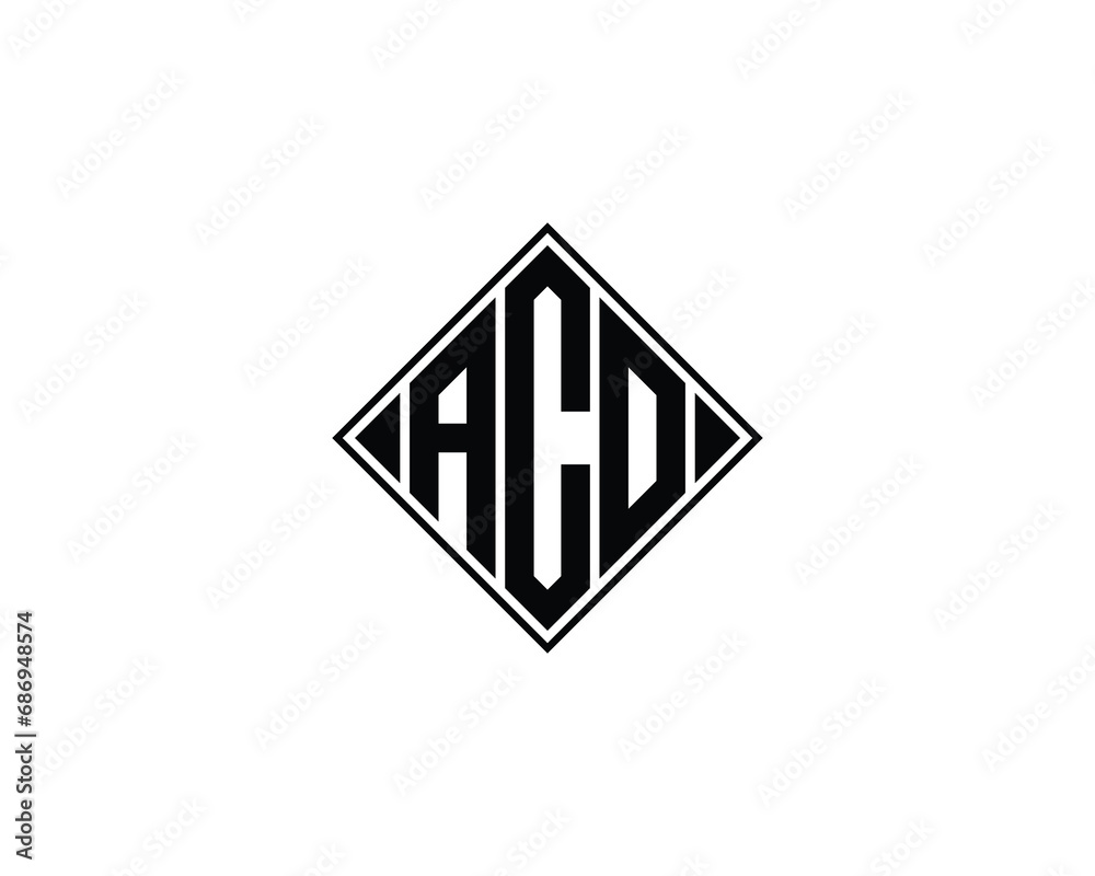 ACO logo design vector template ACO logo design vector template