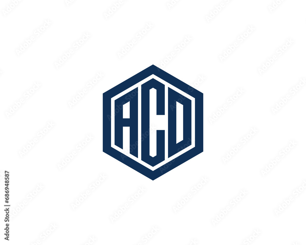 ACO logo design vector template ACO logo design vector template