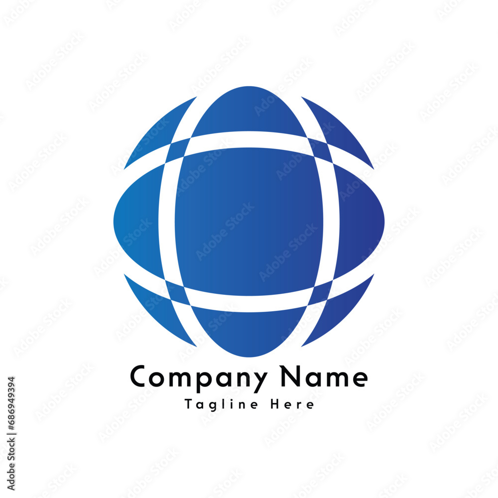 Globe logo design icon vector Globe logo design icon vector