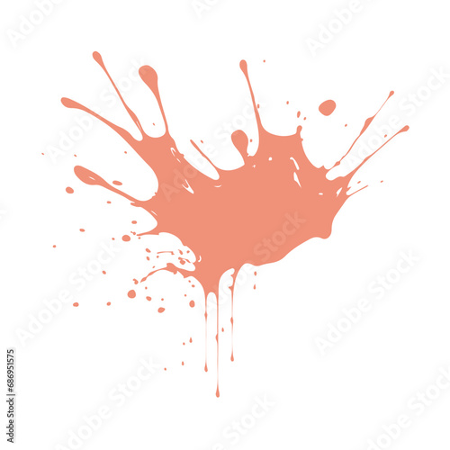 Colorful Vector Illustration of  Water Splash