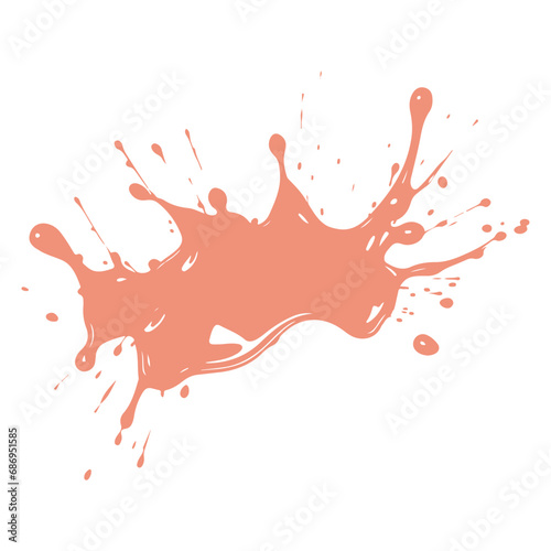 Colorful Vector Illustration of  Water Splash