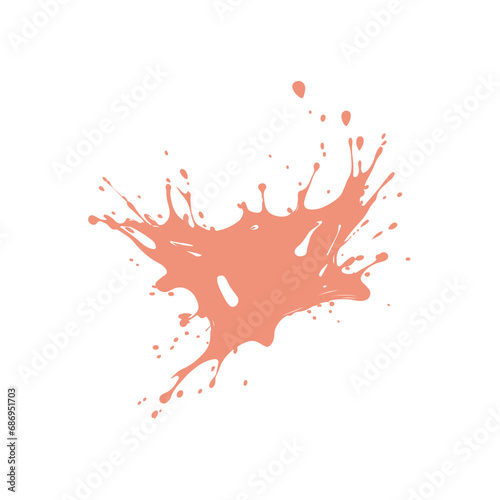 Colorful Vector Illustration of  Water Splash