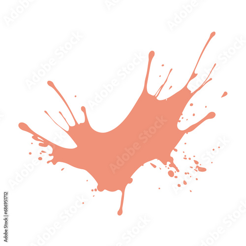 Colorful Vector Illustration of  Water Splash