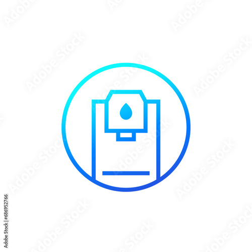 water refill station icon, vector