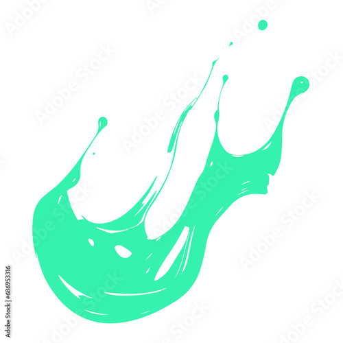 Vector Illustration of Liquid