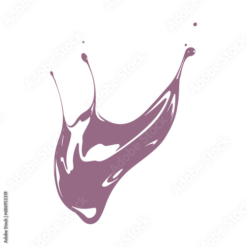 Vector Illustration of Liquid