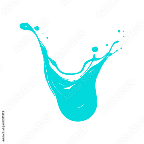 Vector Illustration of Liquid