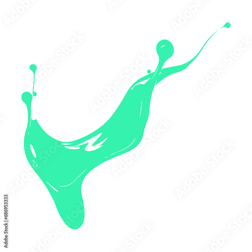 Vector Illustration of Liquid