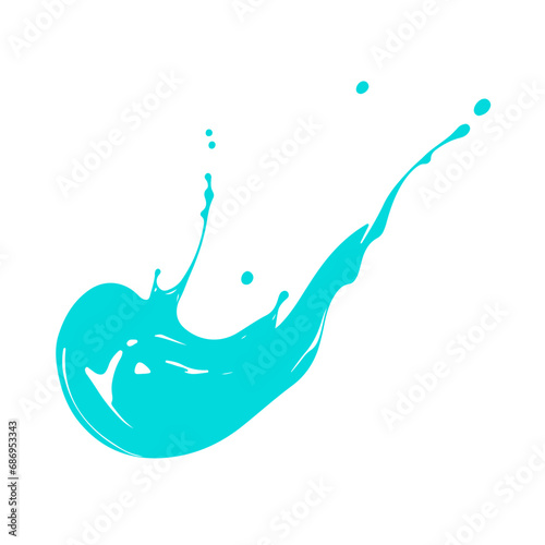 Vector Illustration of Liquid