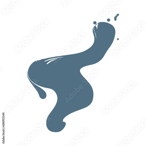 Vector Illustration of Liquid