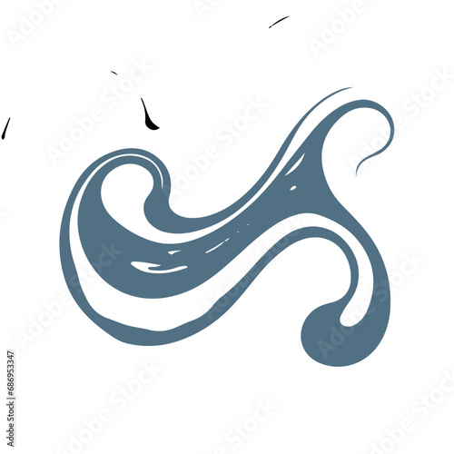 Vector Illustration of Liquid