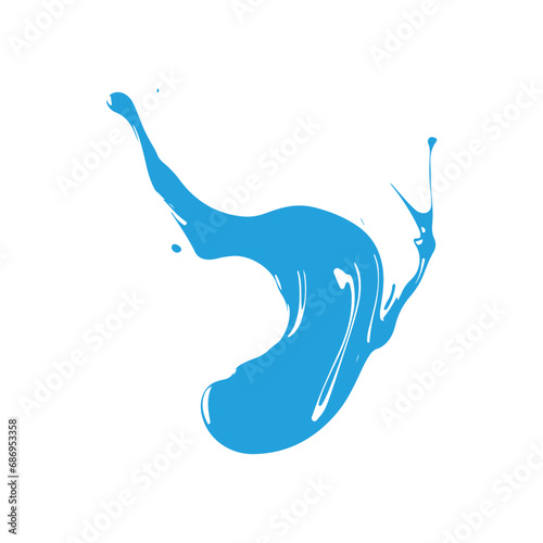 Vector Illustration of Liquid