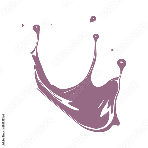 Vector Illustration of Liquid