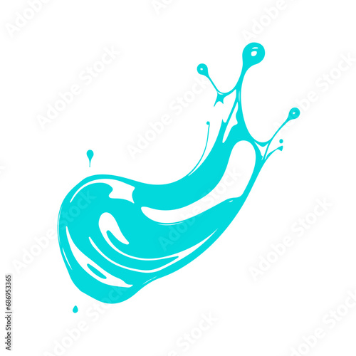 Vector Illustration of Liquid