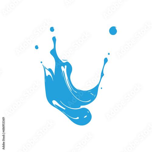 Vector Illustration of Liquid