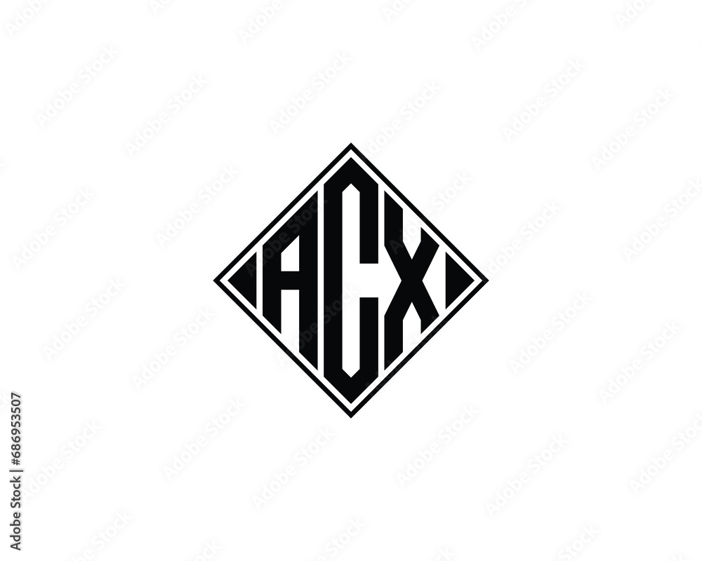 ACX Logo design vector template ACX Logo design vector template