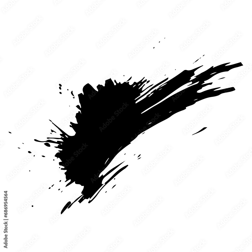 Simple Brush Vector Illustration. SVG Simple Brush Vector Illustration. SVG