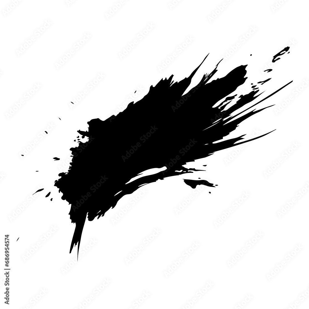 Simple Brush Vector Illustration. SVG Simple Brush Vector Illustration. SVG