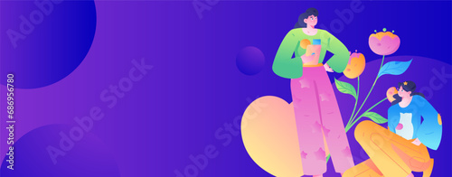 3.12 International Women s Day professional women flat character vector concept operation hand drawn illustration 