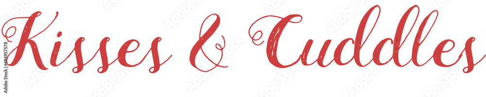 Digital png illustration of kisses and cuddles text on transparent background Digital png illustration of kisses and cuddles text on transparent background