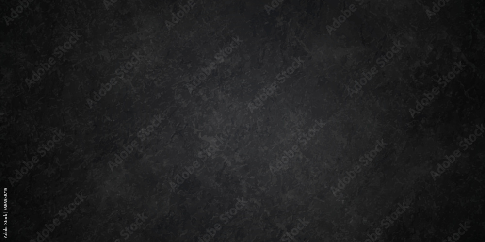 Abstract black distressed Rough texture grunge concrete background. Textured dark stone black grunge background, old grunge background. Chalk board and Black board grunge backdrop background. - obrazy, fototapety, plakaty 