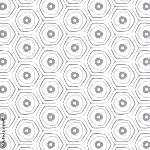 Digital png illustration of gray hexagons repeated on transparent background