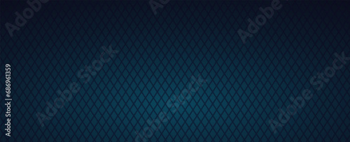 Dark hexagon abstract technology background with bright flashes of gold under the hexagon..