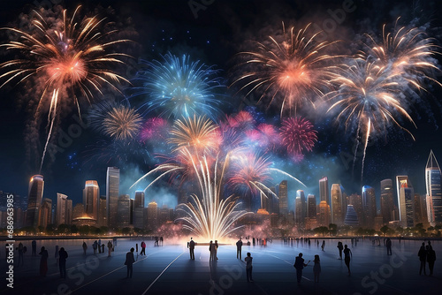 New year's firework