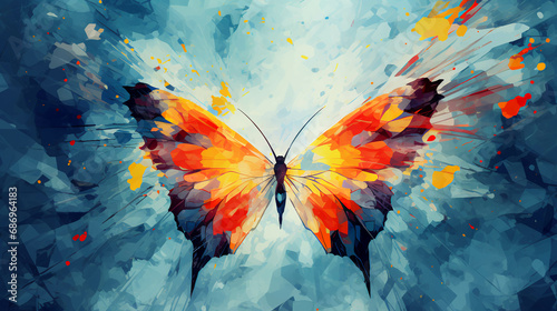 BUTTERFLY CONCEPT ILLUSTRATION