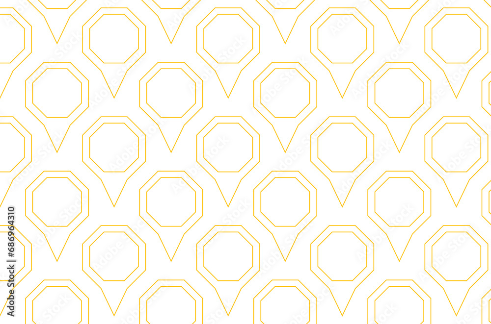 Digital png illustration of yellow pins pattern on transparent background Digital png illustration of yellow pins pattern on transparent background