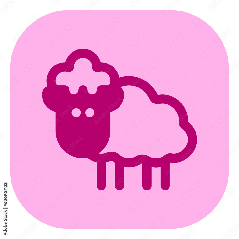 Editable sheep, ewe, lamb vector icon. Animal, farm, livestock. Part of a big icon set family. Perfect for web and app interfaces, presentations, infographics, etc Editable sheep, ewe, lamb vector icon. Animal, farm, livestock. Part of a big icon set family. Perfect for web and app interfaces, presentations, infographics, etc