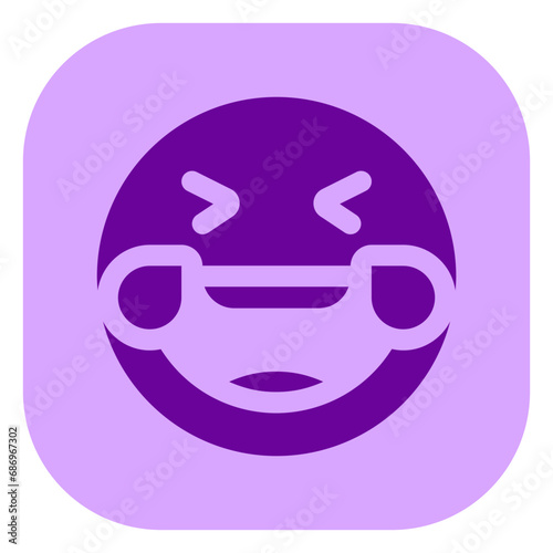 Editable laughing-out-loud expression emoticon vector icon. Part of a big icon set family. Part of a big icon set family. Perfect for web and app interfaces, presentations, infographics, etc