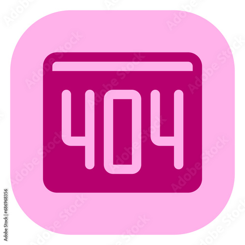 Editable 404 error, page not found vector icon. Part of a big icon set family. Perfect for web and app interfaces, presentations, infographics, etc