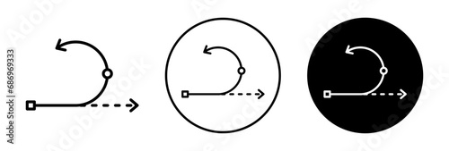 Scrum icon. agile implementation strategy or work cycle process symbol set. Agility scrumban backlog system integration vector line logo. scrum flow sign