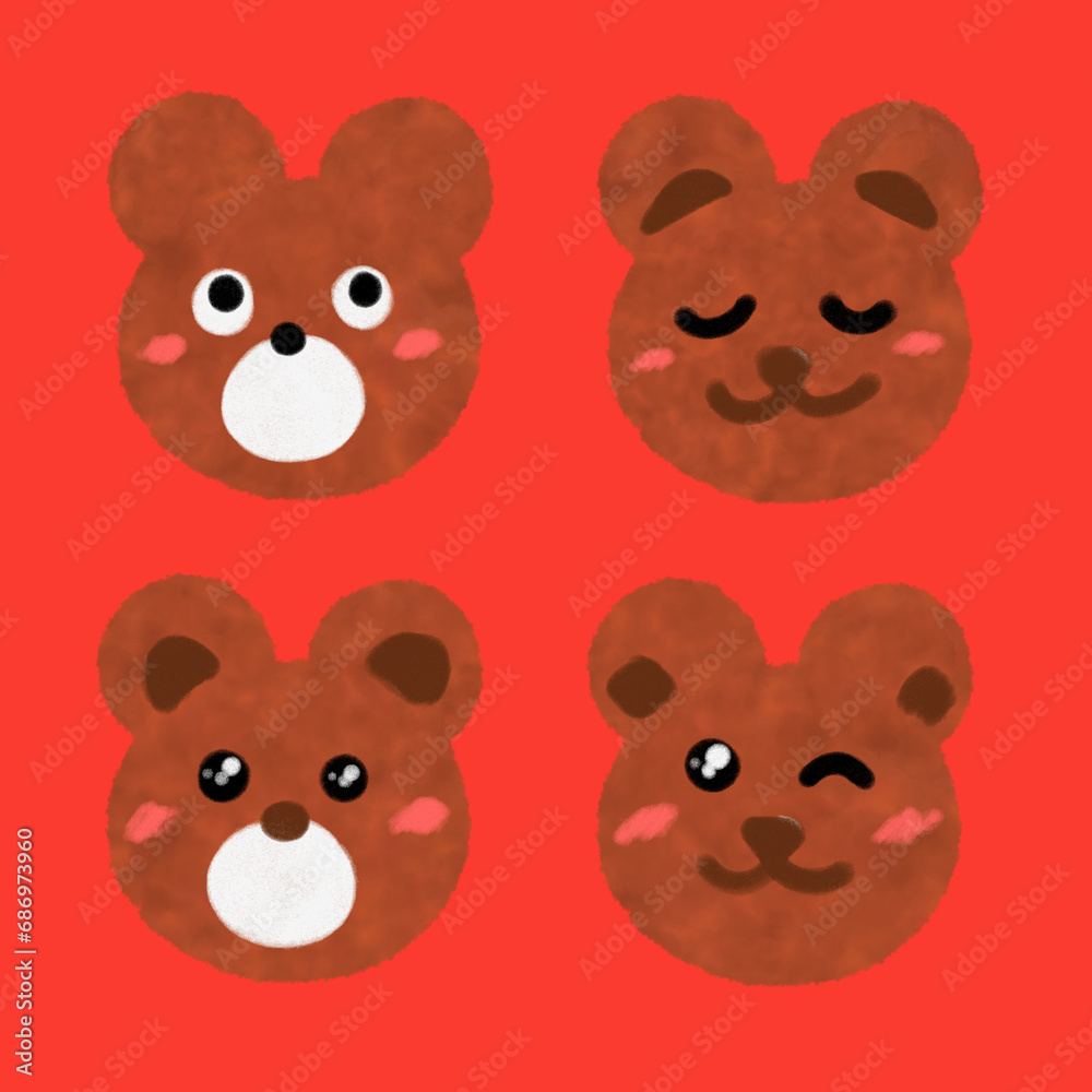 クマさんのイラスト クマさんのイラスト