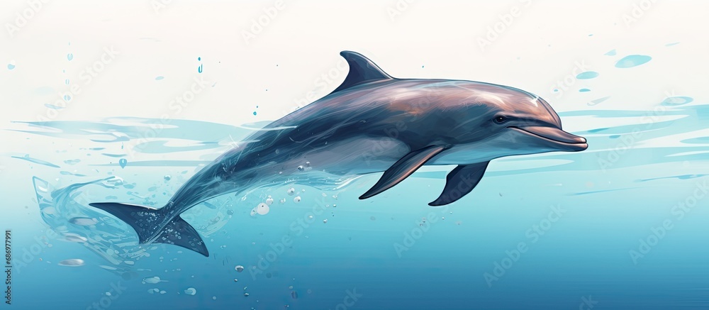 Fototapeta premium Namibian dolphin.