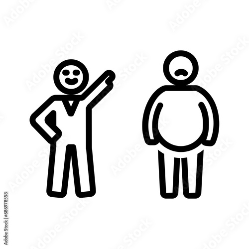 Black line icon for Taunt