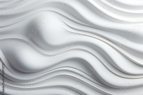 Harmony in White Marble Like Wallpaper for Contemporary Living Generative AI