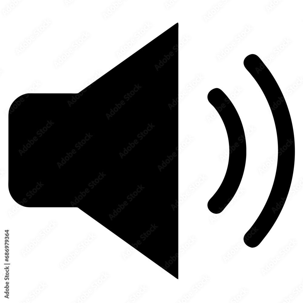Speaker Set Icon. Sound Icon, Vector Illustration